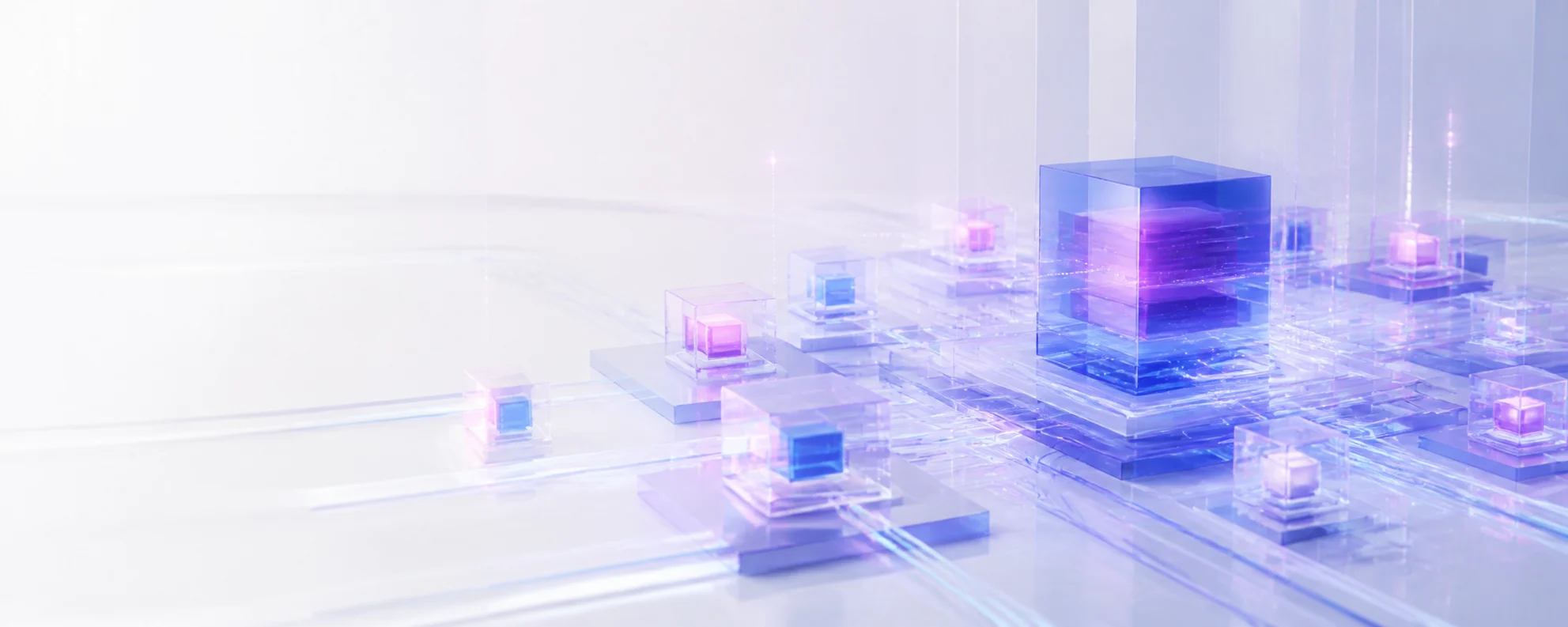 Abstract illustration of connected software systems